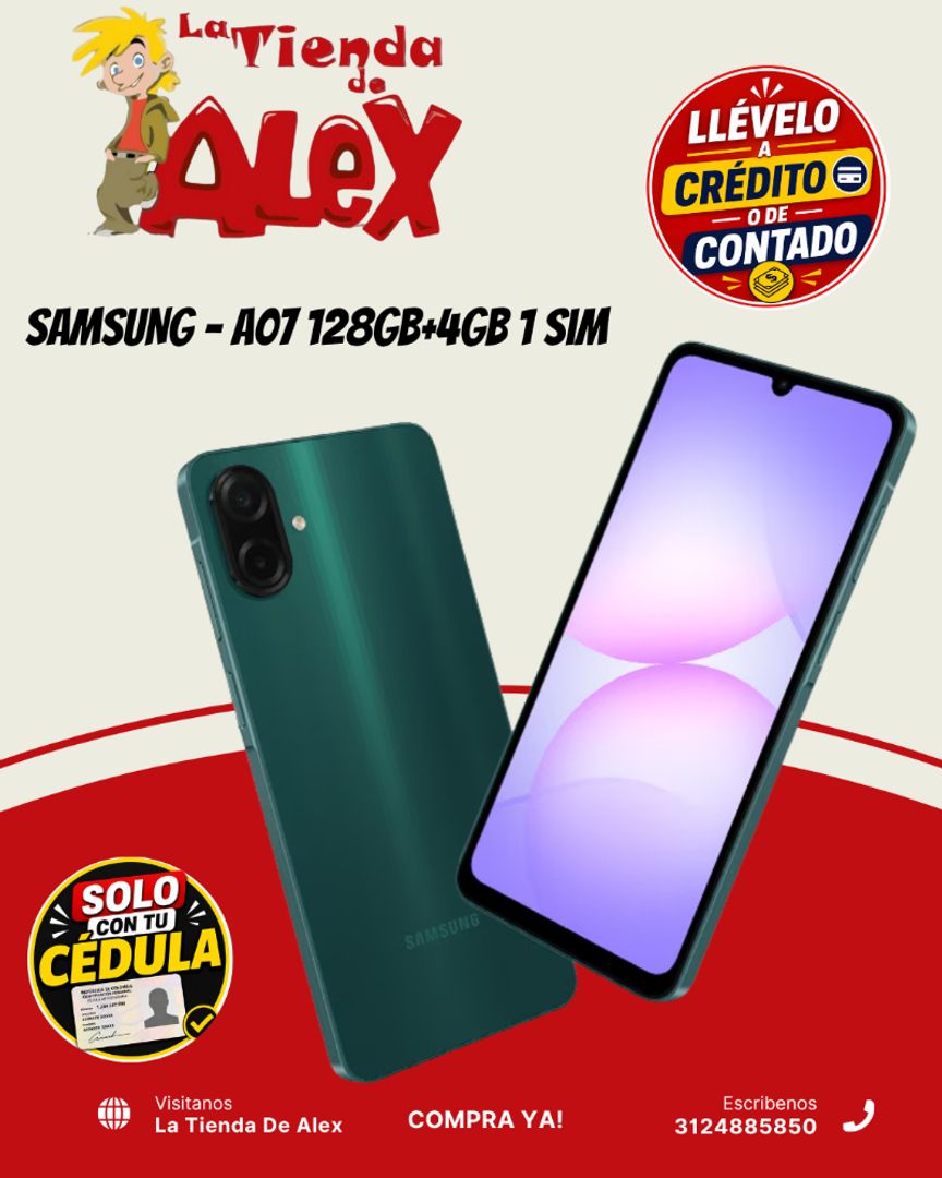 SAMSUNG - A07 128GB+4GB 1 Sim