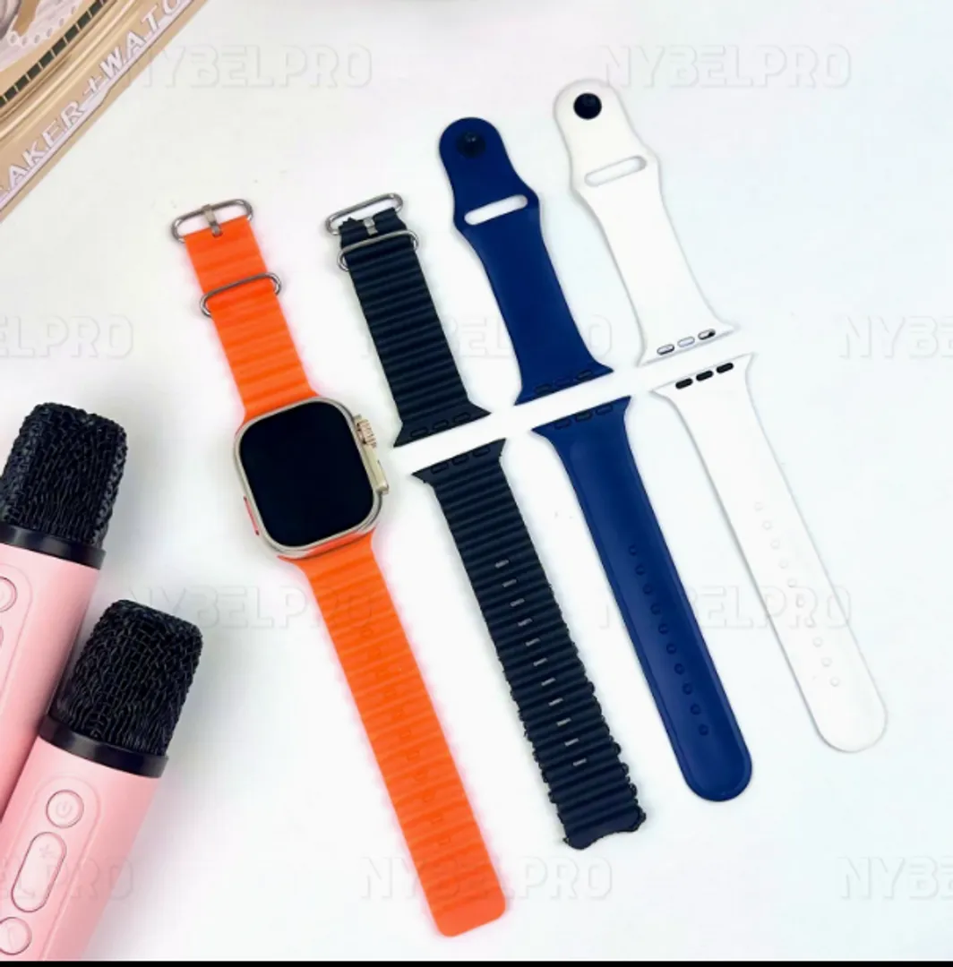 COMBO RELOJ PARLANTE 2 MICROFONOS PORTATIL BLUETOOTH