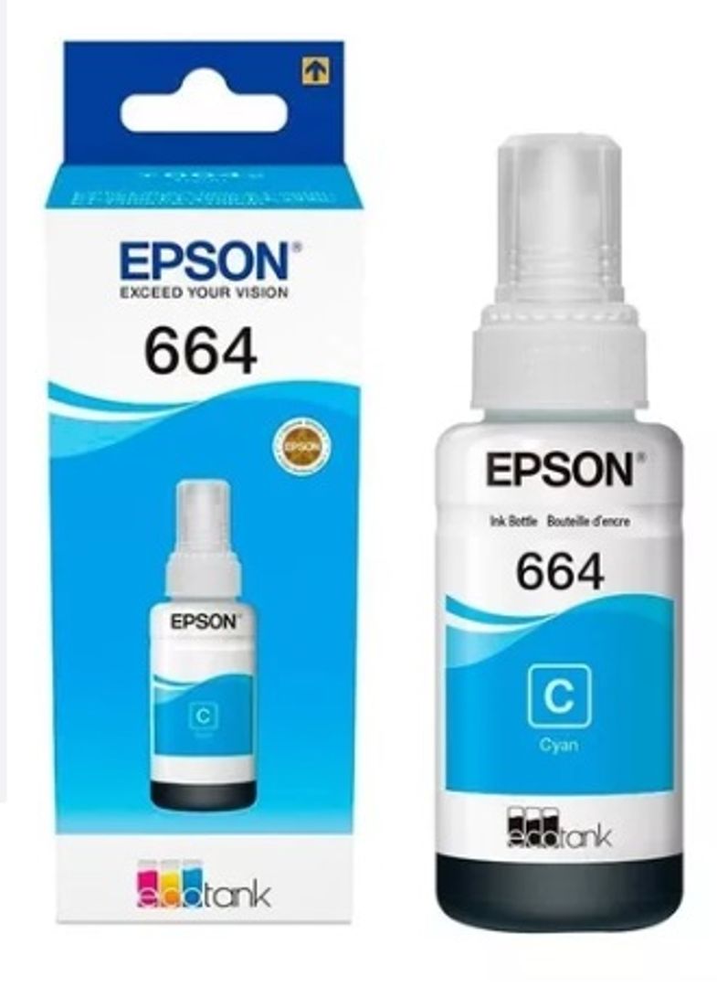 Tinta Epson Botella 664 Cian