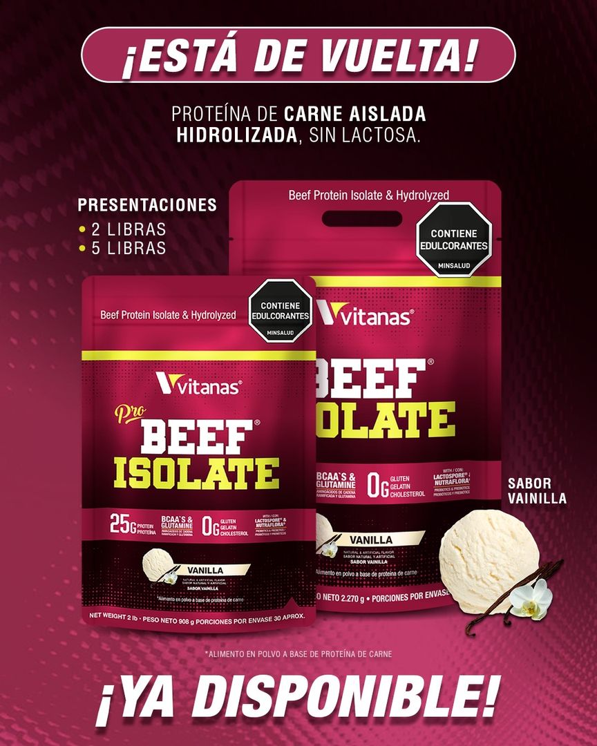 Pro Beef isolate 5 libras vitanas