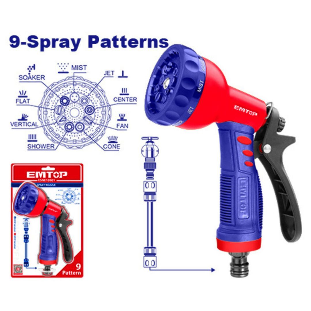 EMTOP PISTOLA DE AGUA GRADUABLE 9 SERV SUPER EMTOP