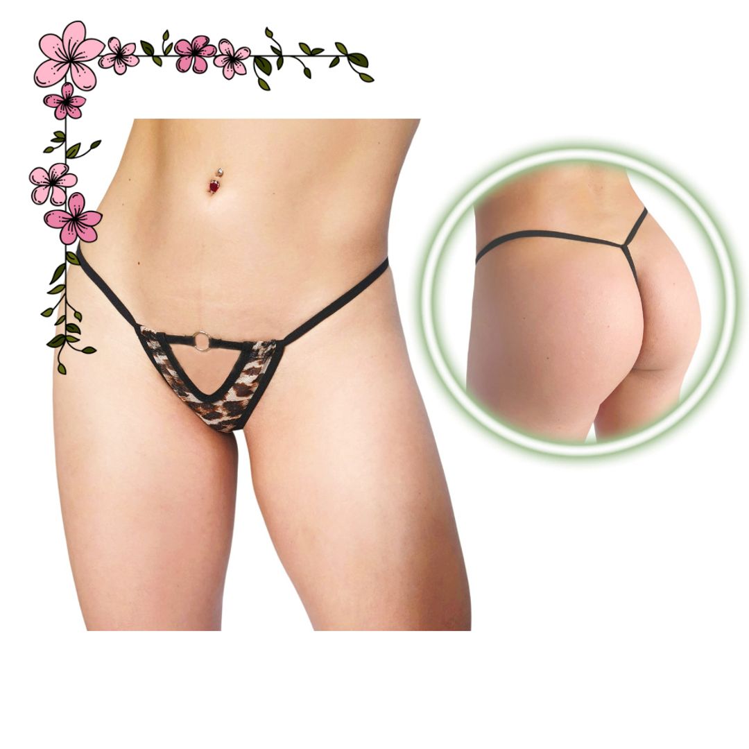Tanga hilo animal Print