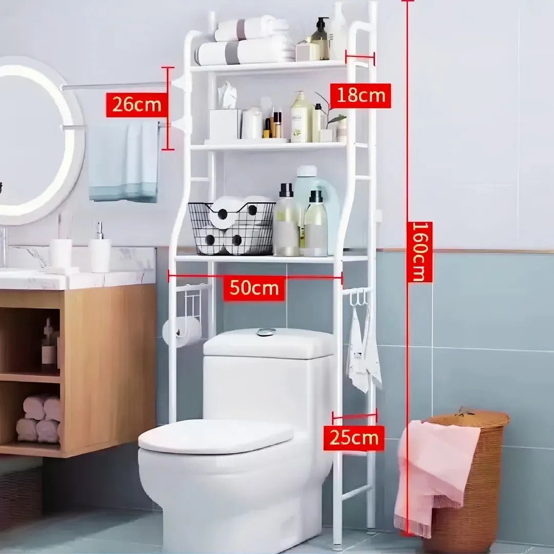 TOILET RACK ORGANIZADOR DE BANO 153X45X25 CM