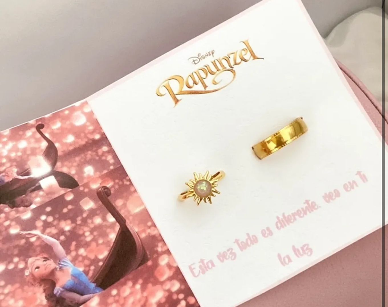 ANILLOS SOL RAPUNZEL PAREJA 