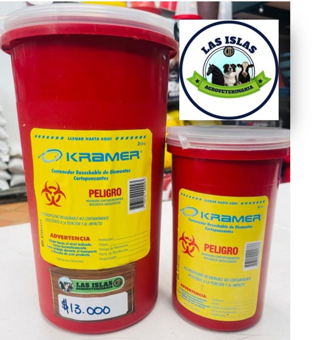 GUARDIAN PARA DESECHAR JERINGAS  3 LITROS