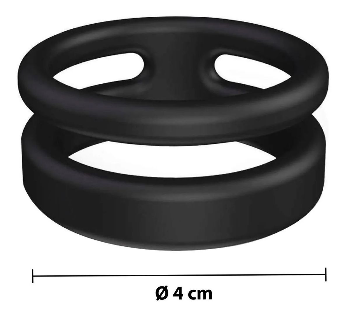 ANILLO DE PENE DOBLE SILICONADO ELÁSTICO