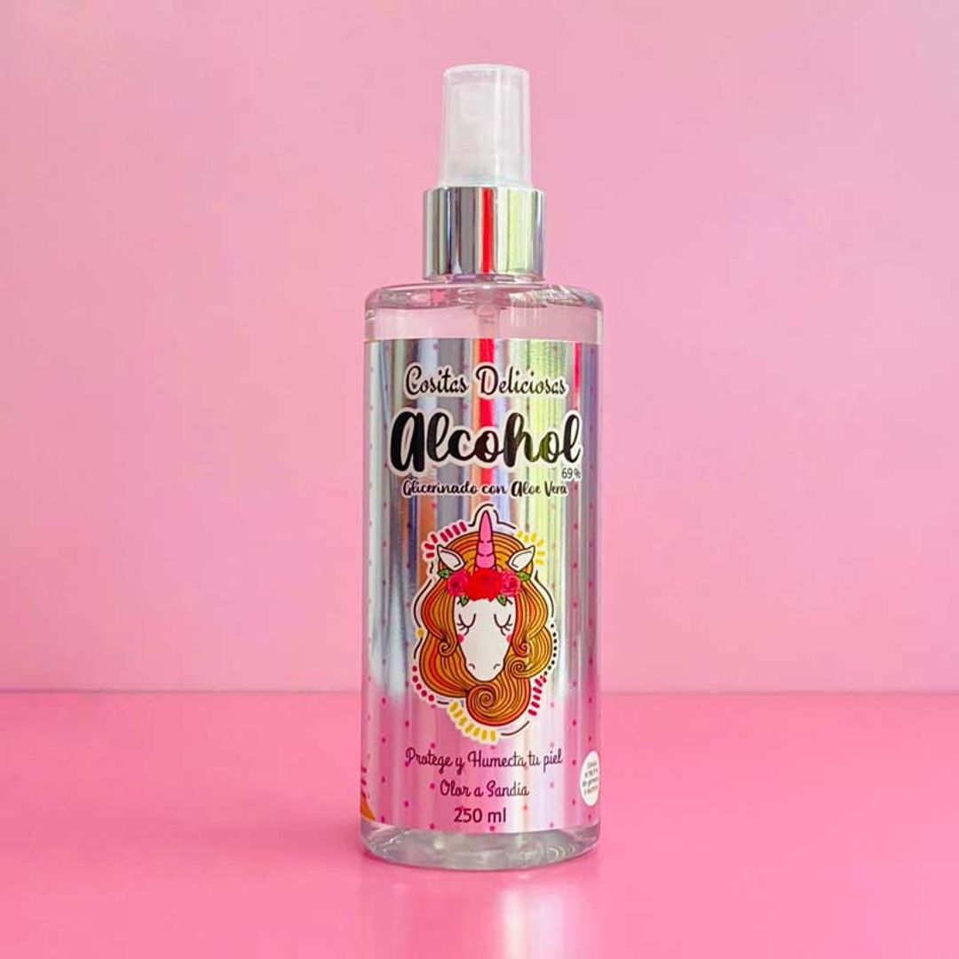 Alcohol glicerinado con aloe vera 250ml