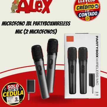 Imagen del producto Microfono JBL PartyboxWireless Mic (2 Microfonos)