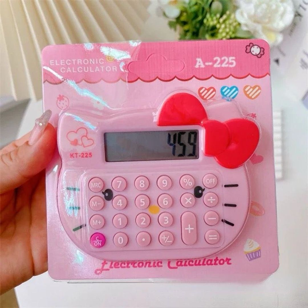 Calculadora hello kitty pequeña 