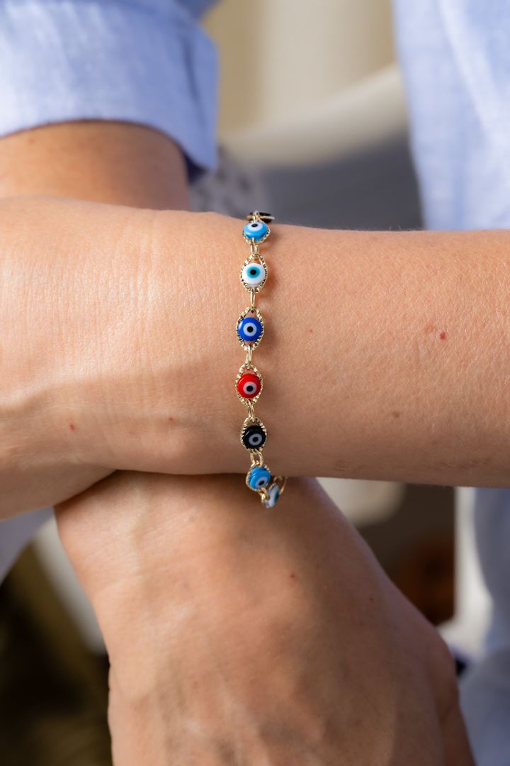 Oulsera ojo turco multicolor 16cm + extensor 