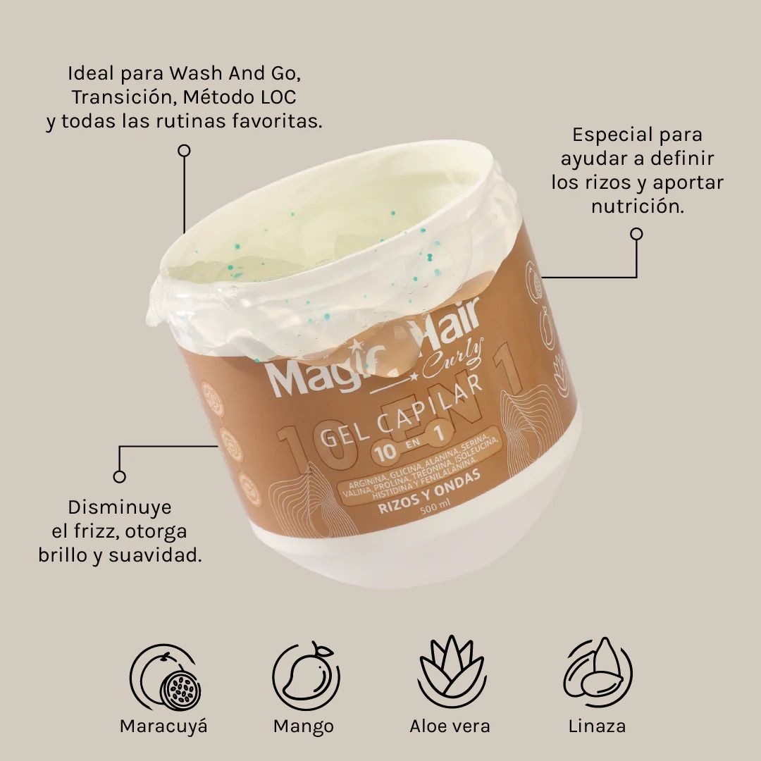 GEL CAPILAR 10 EN 1 - CURL