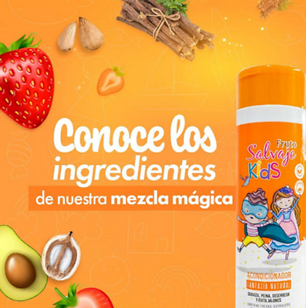 Acondicionador Para Niñas Y Niños Fruto Salvaje [300ml]