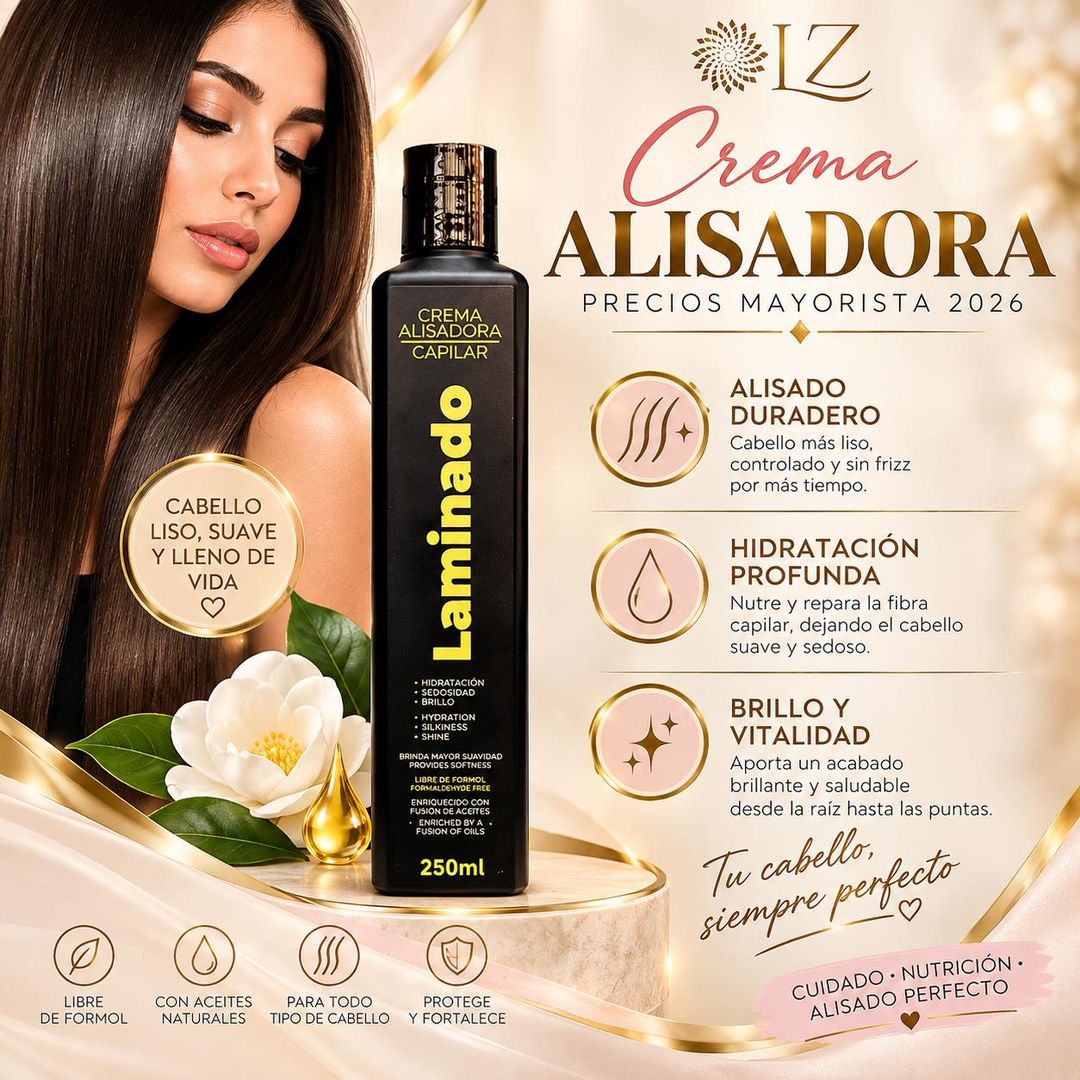 PRODUCTOS LZ CREMA ALISADOR LAMINADO 250 ML