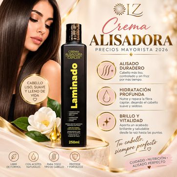 Imagen del producto PRODUCTOS LZ CREMA ALISADOR LAMINADO 250 ML