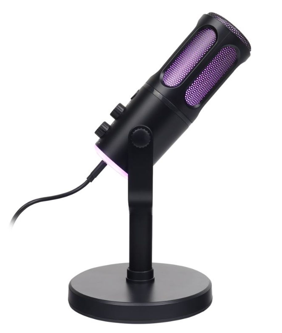 Micrófono Escritorio USB RGB Reducción ruido DSP SU8