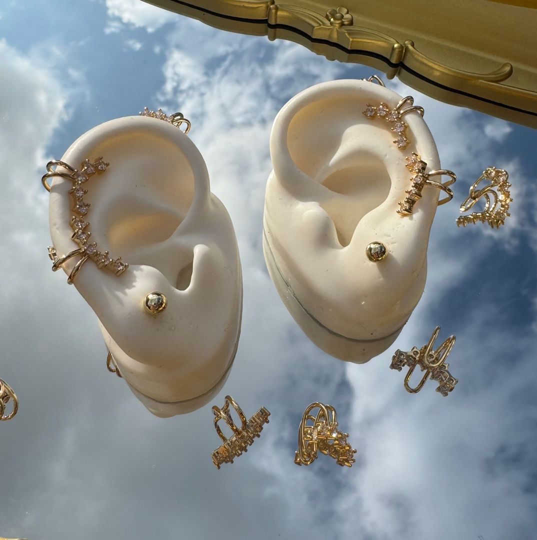 Ear cuff rodio 
