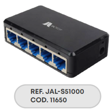 Imagen del producto SWITCH 5 PUERTOS BASE 1000