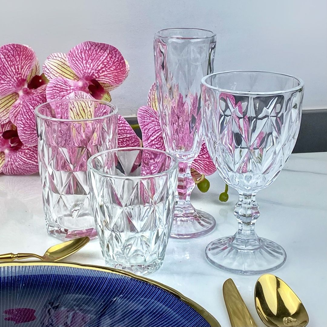 copa Rombo grande transparente