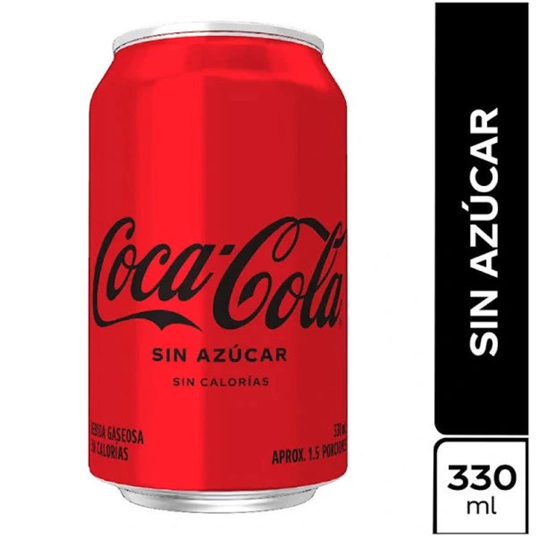 GASEOSA COCACOLA  ZERO LATA*330ML