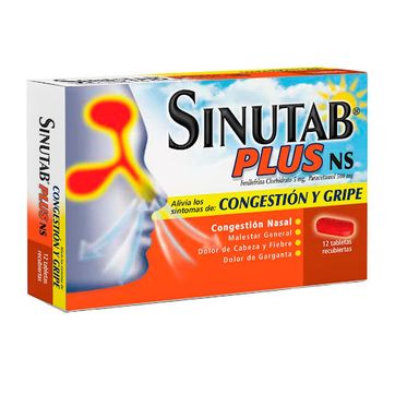 Imagen del producto SINUTAB PLUS NS DIA DIS X 12 TAB