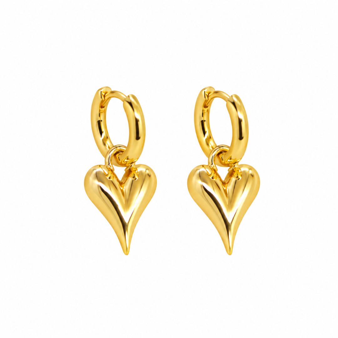 Arete corazón midi