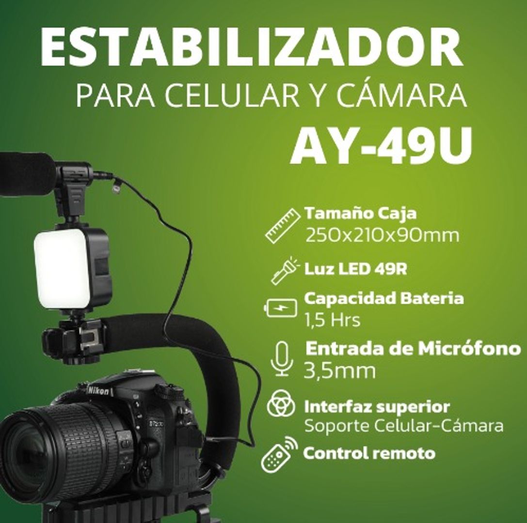 ESTABILIZADOR PARA CAMARA Y CELULAR