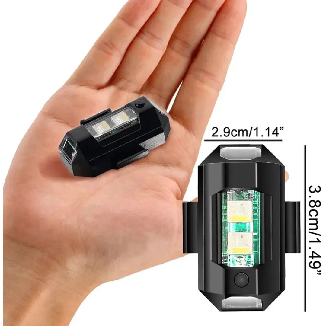 LUZ MINI LED STROBER RECARGABLE MULTIFUNCIONAL