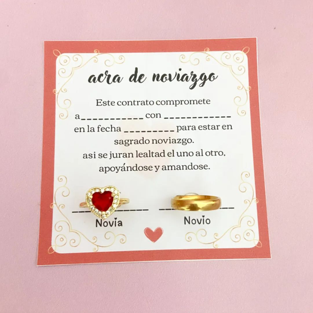  ANILLOS PAREJA ACTA