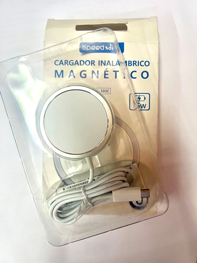 Cargador Iphone Inalámbrico Magnético SpeedSong 15W SG103C