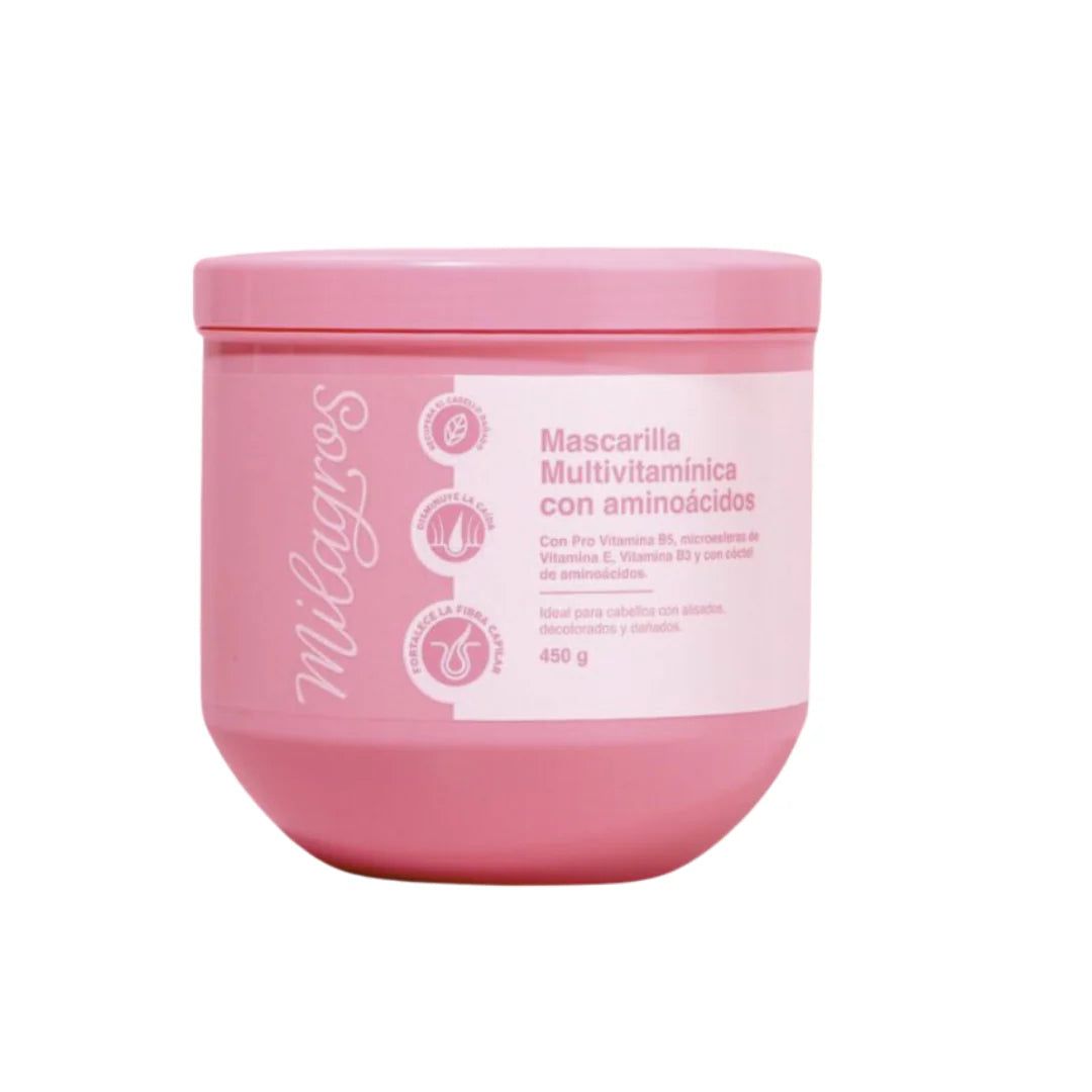 Mascarilla Capilar Multivitaminica 450ml Milagros