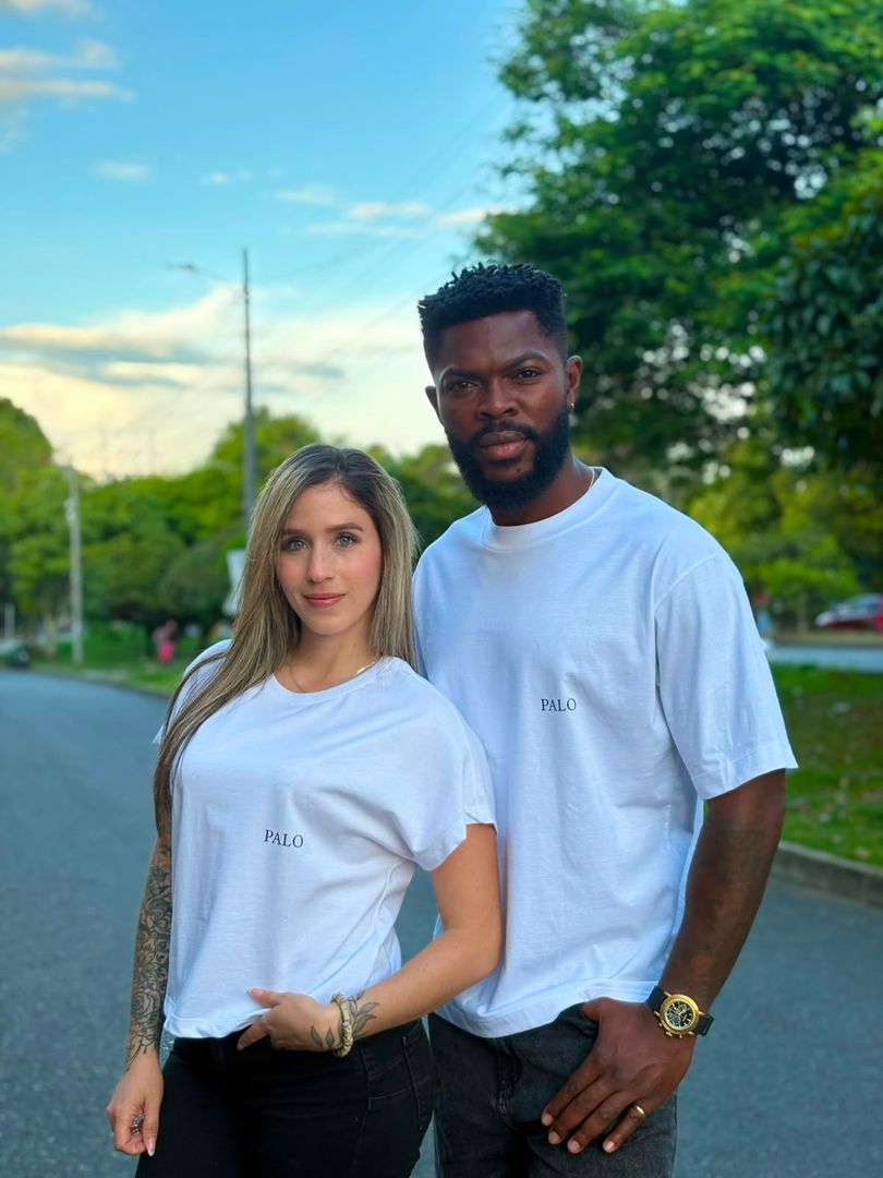 Camisetas Oversize en pareja BLANCO
