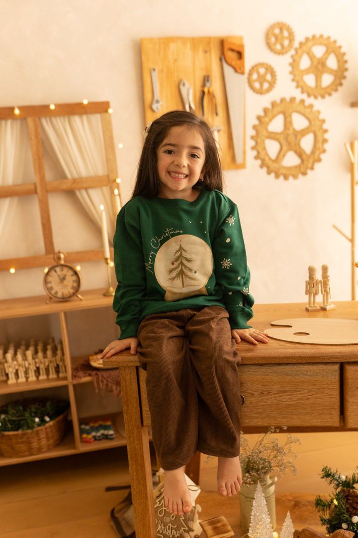 BUSO NIÑOS ESFERA NAVIDAD