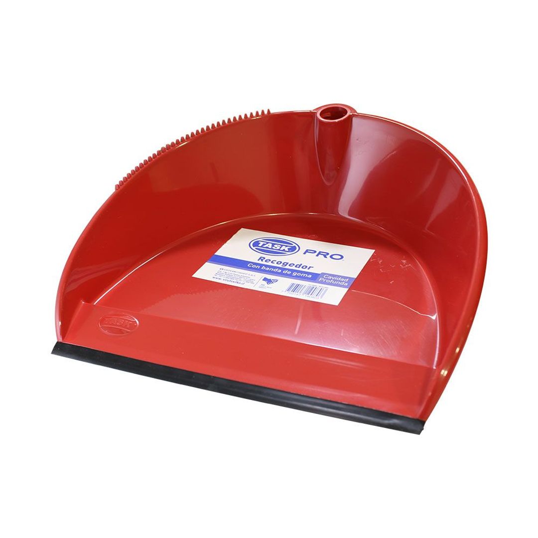  K. RECOGEDOR CON BANDA COLOR ROJO TASK 