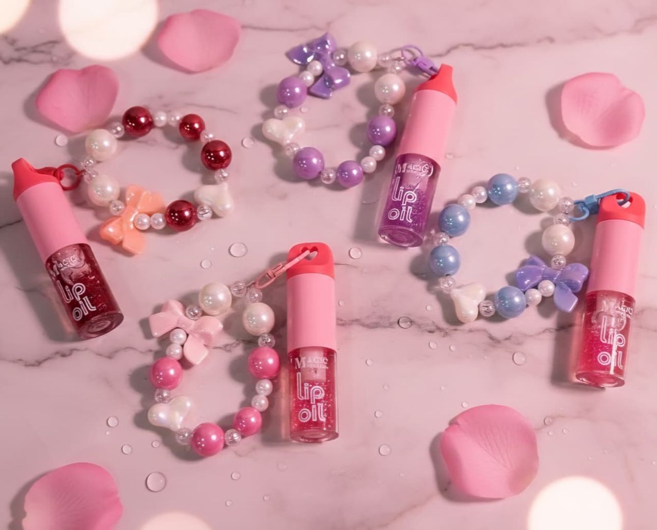 LIP OIL CON BRILLOS Y LLAVERO – MAGIC YOUR LIFE