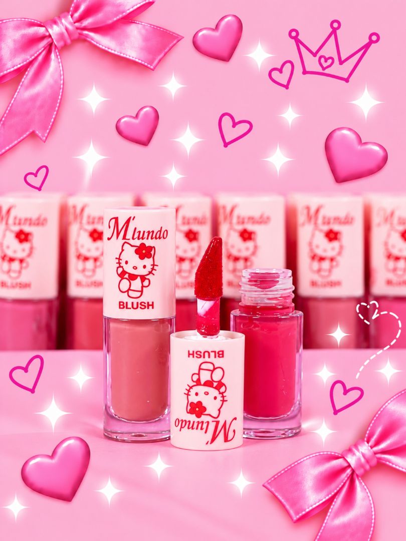 Rubor en crema hello kitty 