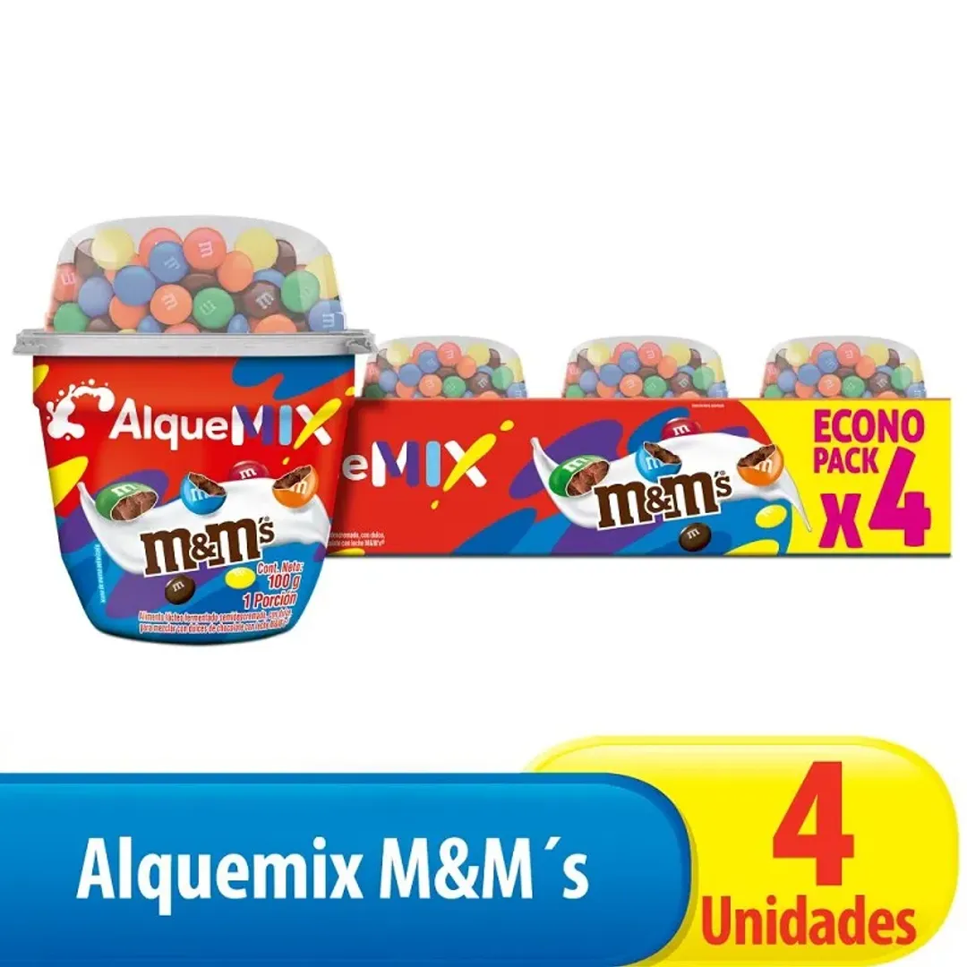 YOGURT ALQUEMIX M&M*4*100G