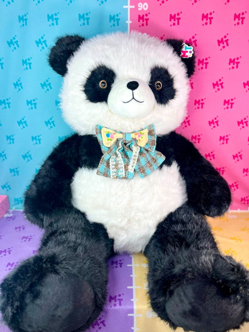 Panda corbatín escocés 80cm PLS