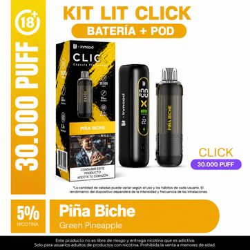 Imagen del producto Kit Lit Click Piña Biche 30.000 Puffs