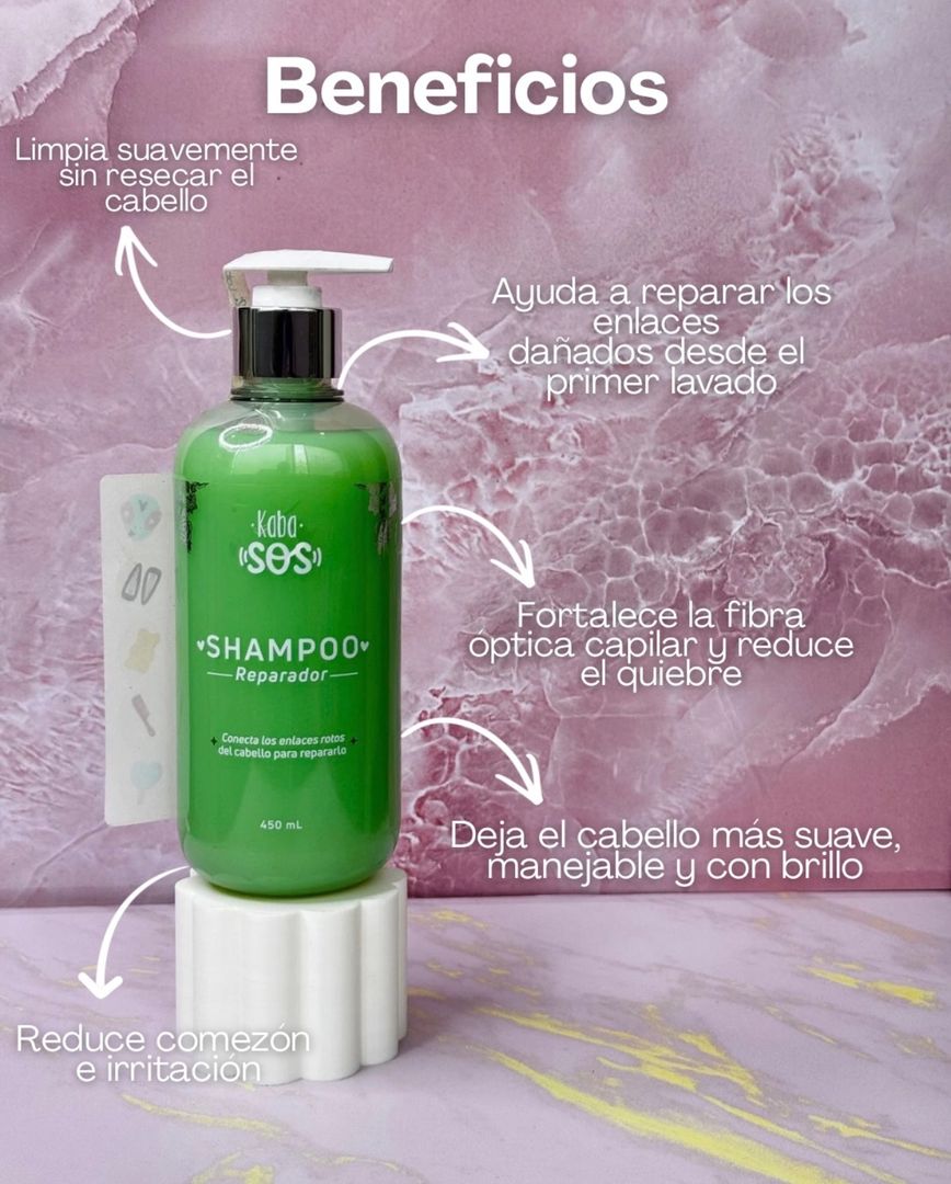Shampoo reparador SOS