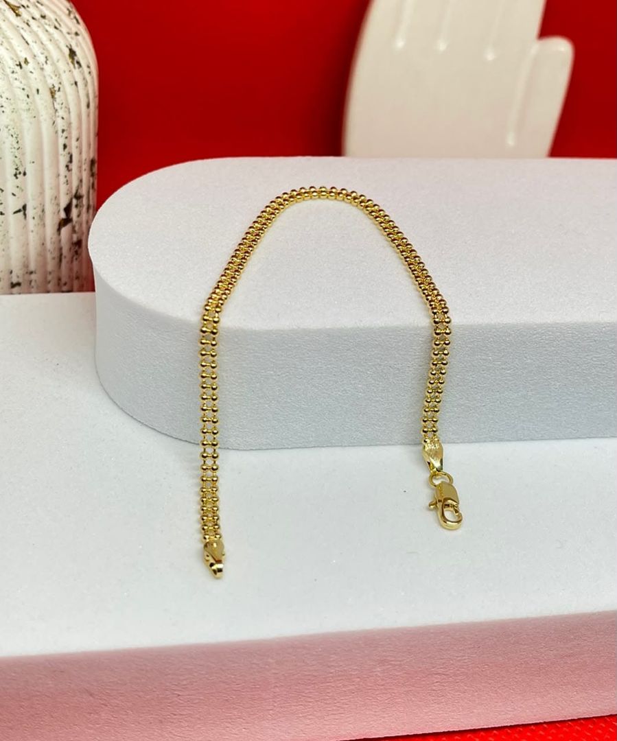 Pulsera militar doble carril de 18cm y 3mm