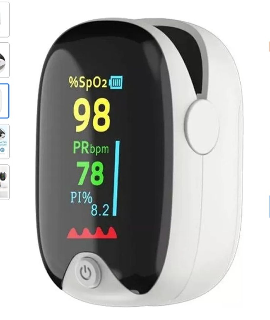 OXIMETRO PARA DEDO CON PANTALLA LED