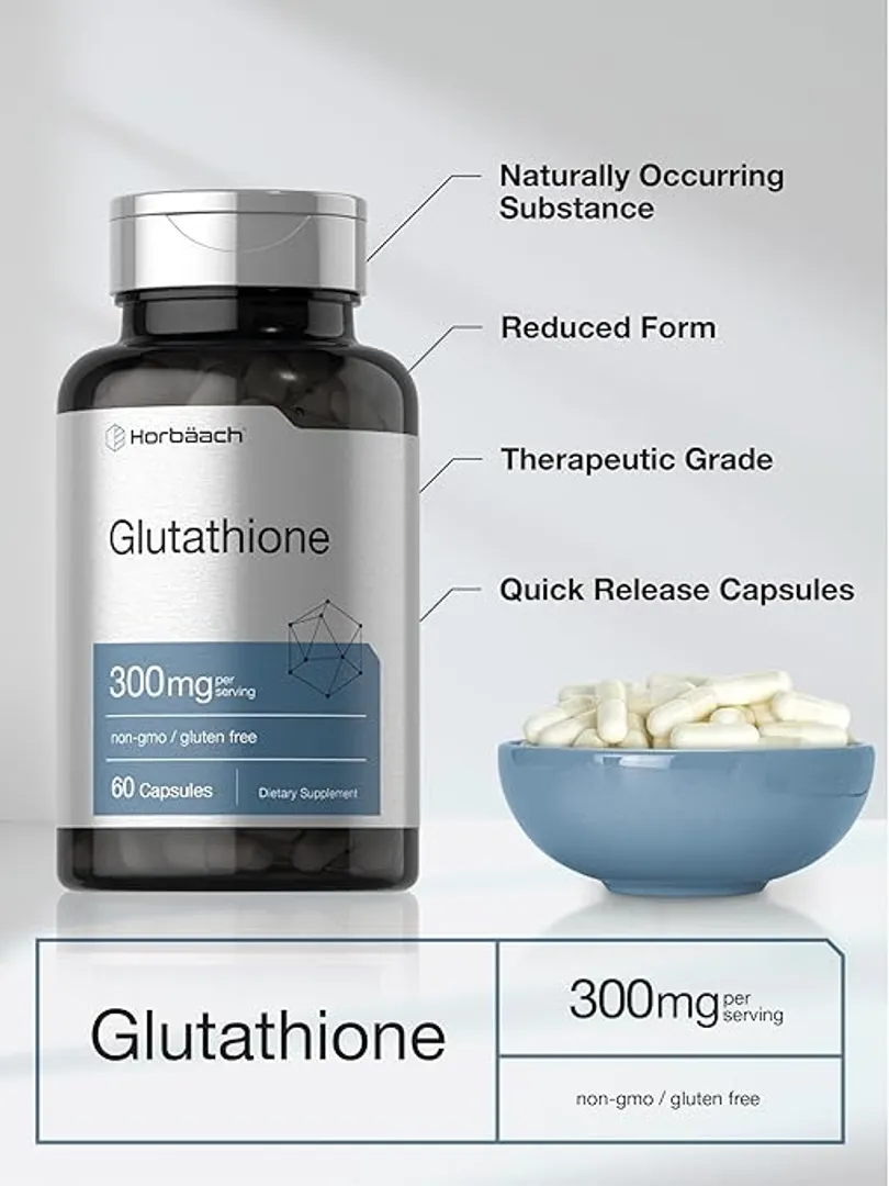 Glutatión Glutaone 300 mg 60 cáp Horbaach