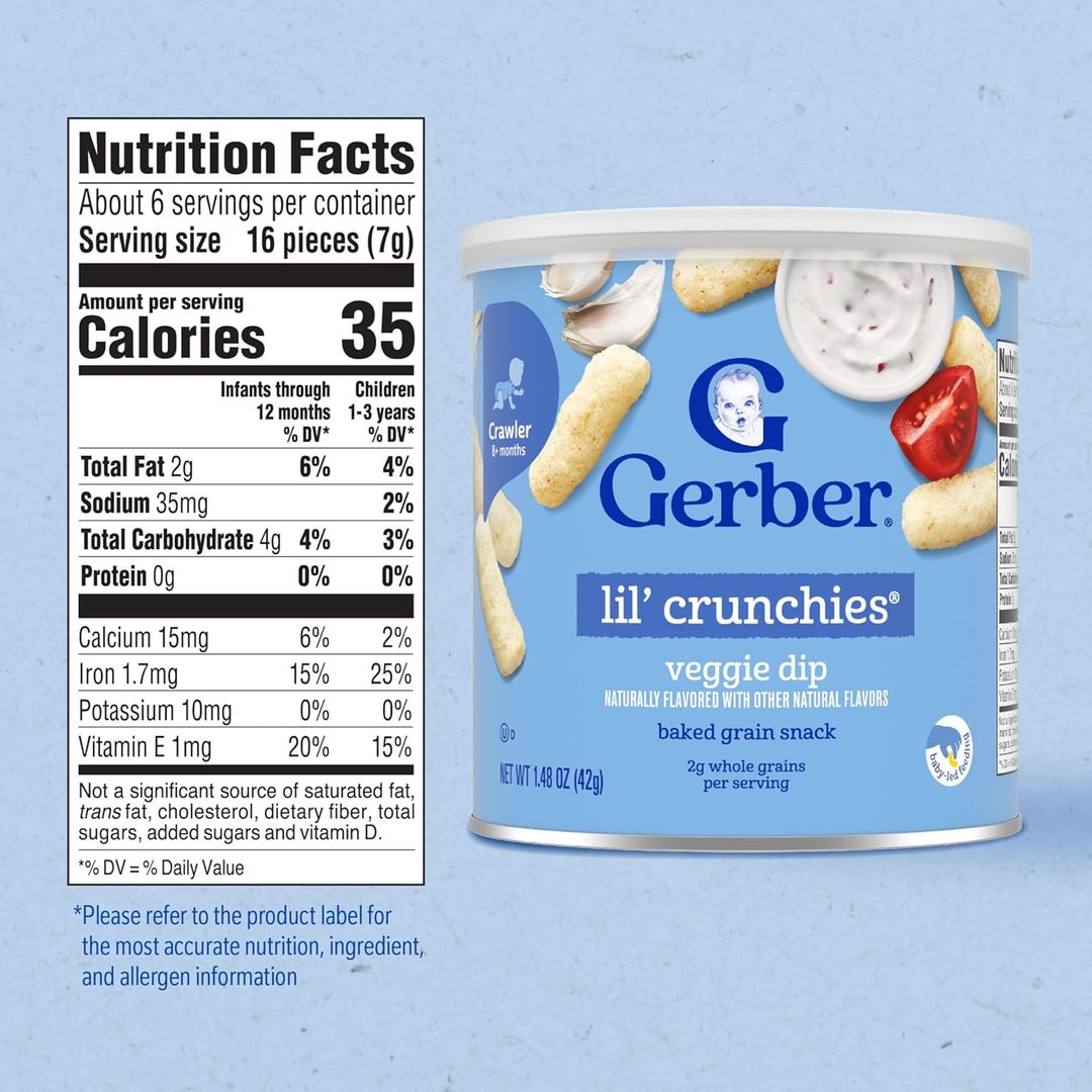 Lil Crunchies Veggie GERBER