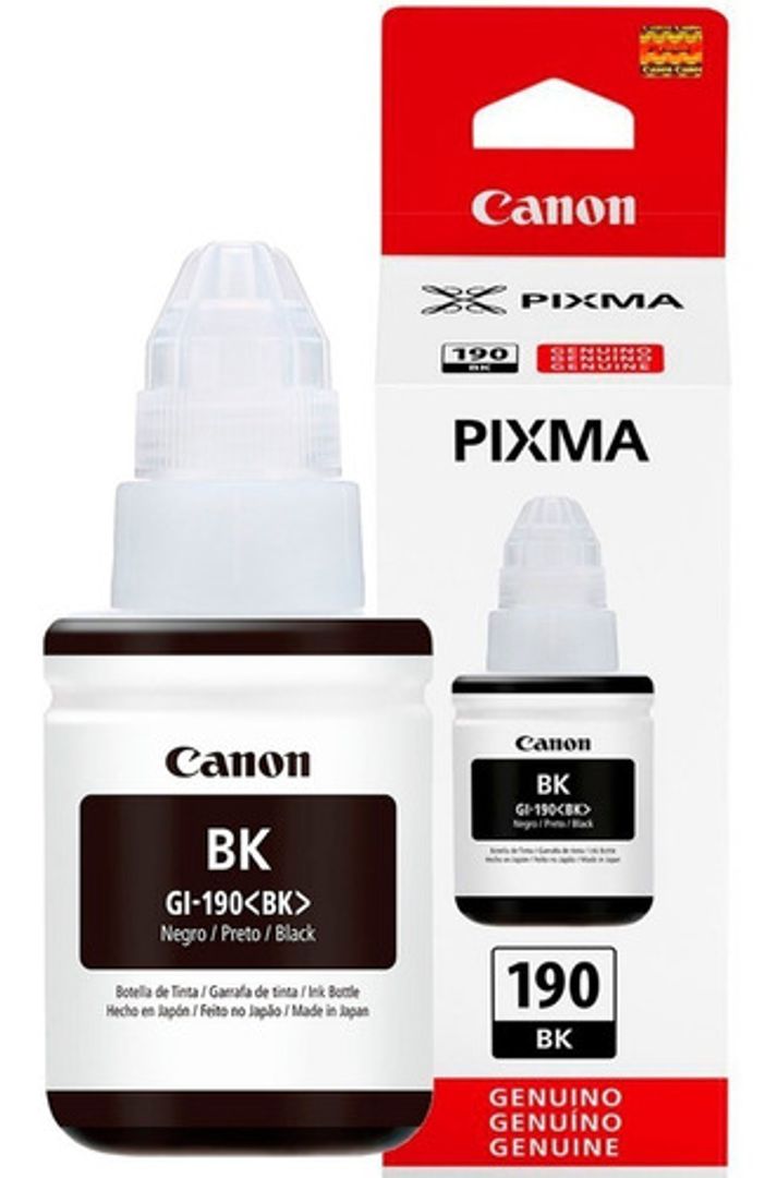 Tinta Canon Botella 190 Negro