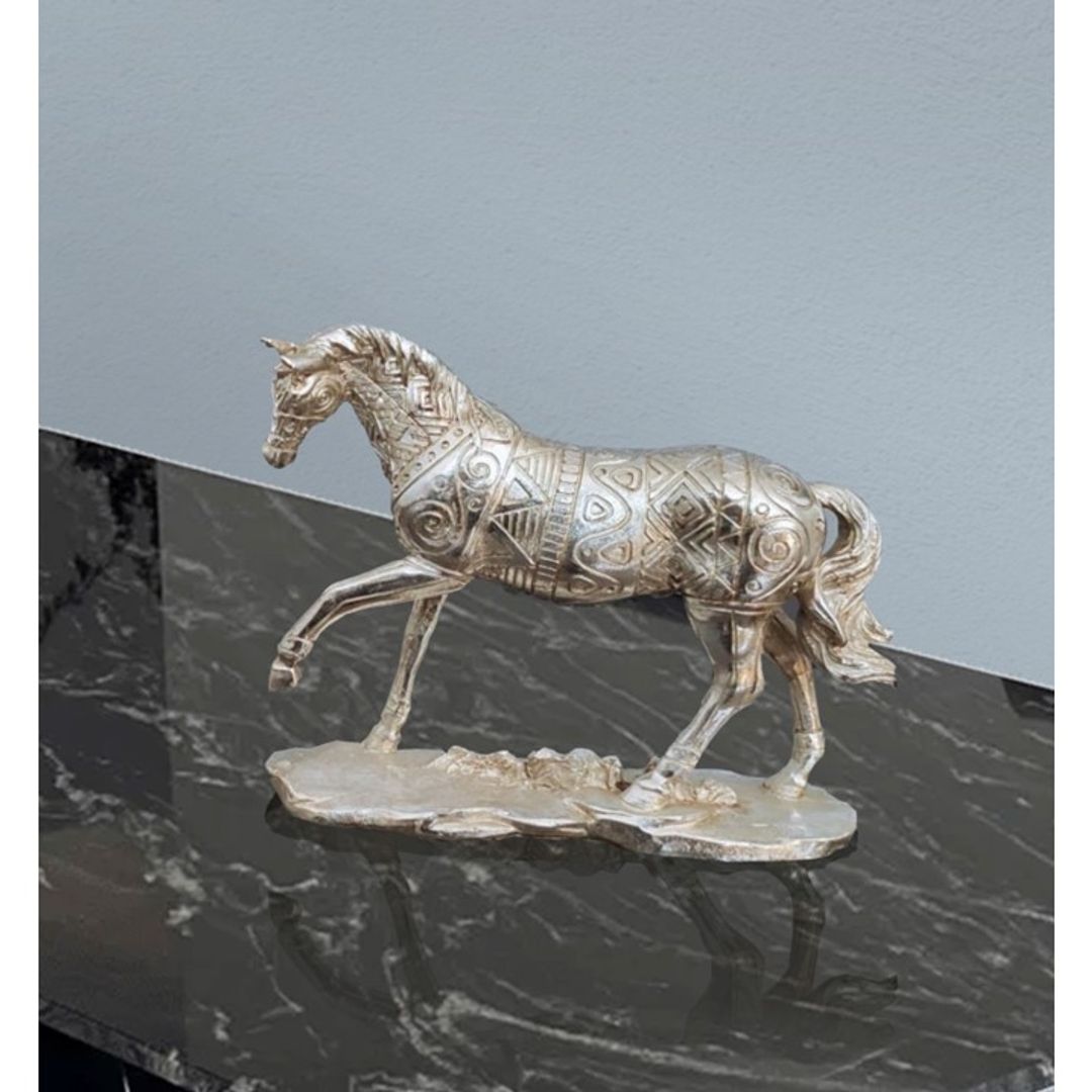 ADORNO RESINA plateado