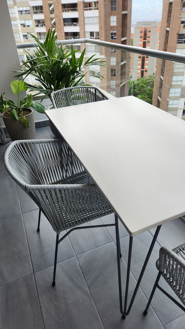 Mesa de comedor en concreto
