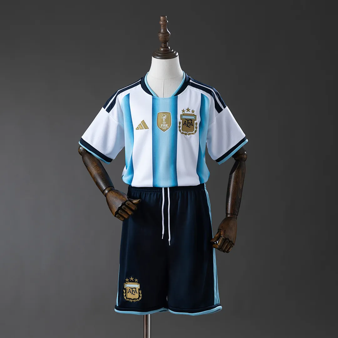 Argentina 2026 Manga Corta Niño Fan