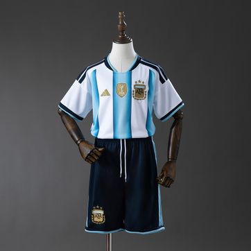 Argentina 2026 Manga Corta Niño Fan - imagen 1