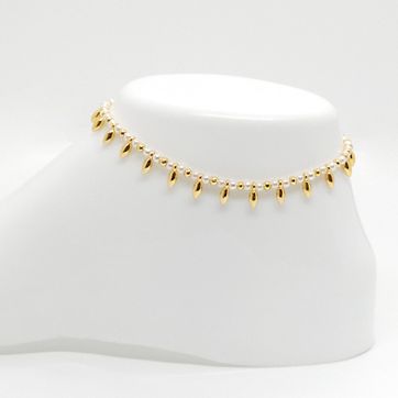 Imagen del producto TOBILLERA BALÍN PERLA RODINADA