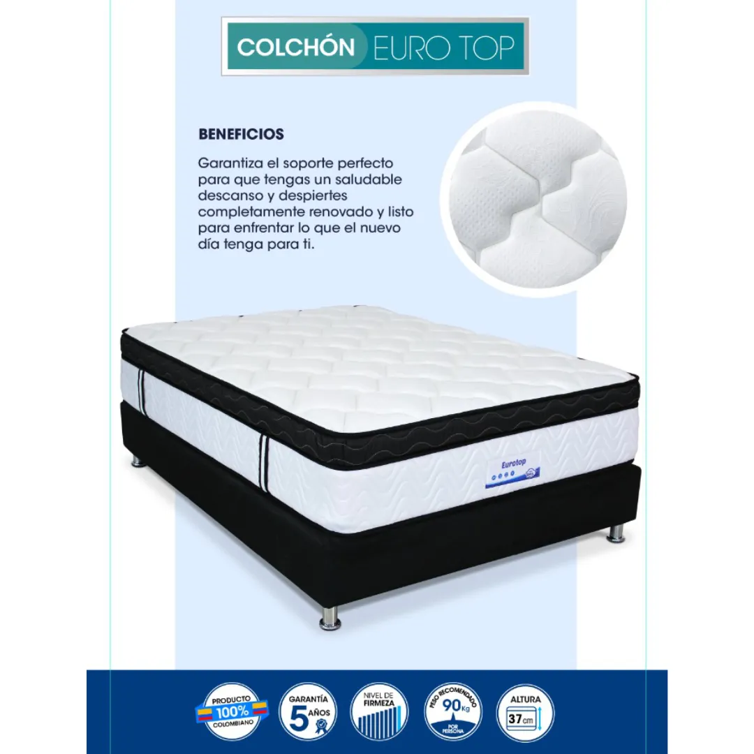 COL RELAX EUROTOP SUPER LUJO 160X190